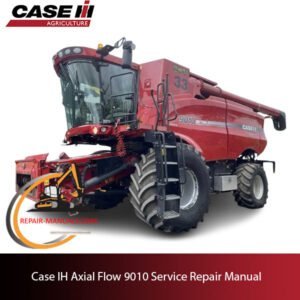 Case IH Axial Flow 9010 combine service repair manual, showcasing diagrams and step-by-step repair procedures