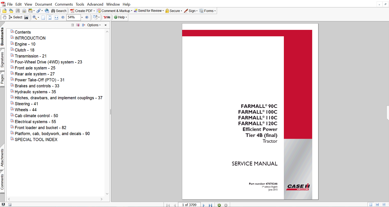 the service repair manual for Case Farmall 110C tractor, including maintenance tips and troubleshooting guides.