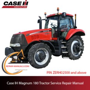 Case IH Magnum 180 tractor service repair manual, showcasing diagrams and maintenance guidelines for efficient repairs