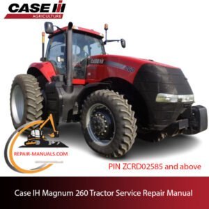 the service repair manual for Case IH Magnum 260 tractor, including diagrams and step-by-step repair procedures