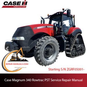 service repair manual for Case Magnum 340 Rowtrac tractor, highlighting essential repair and maintenance tips