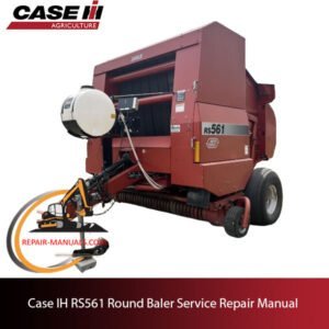 Case IH RS561 Round Baler Service Repair Manual, showcasing diagrams and instructions for maintenance and repairs