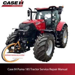 Detailed service manual for Case IH Puma 185 tractor, including repair instructions and maintenance tips
