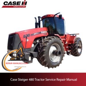 Case Steiger 530 tractor service repair manual, showcasing detailed repair procedures and specifications for maintenance