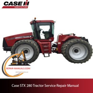 service repair manual for Case STX 280 tractor, including maintenance tips and troubleshooting guides