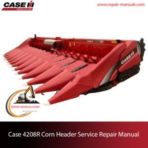 Case 4208R Corn Header service repair manual, showcasing diagrams and instructions for maintenance and repairs