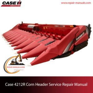 Case 4212R Corn Header service repair manual, showcasing diagrams and instructions for maintenance and repairs