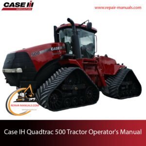 Case IH Quadtrac 500 Tractor Operator's Manual