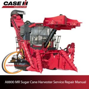 Service repair manual for Case IH Austoft A8800 multi-row equipment, detailing maintenance and repair procedures