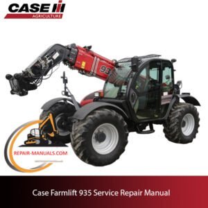 Case Farmlift 935 service repair manual, showcasing detailed diagrams and instructions for maintenance and repairs