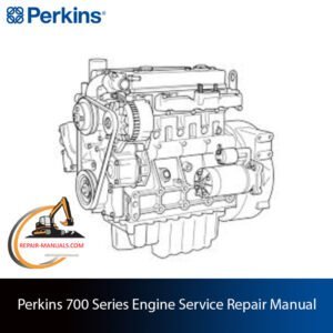 Perkins 700 Series Engine repair manual, showcasing diagrams and step-by-step guidance for engine servicing and repairs