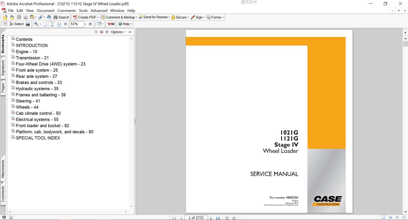 Service repair manual for Case 1021G Wheel Loader, including maintenance tips and technical specifications with highlighting repair procedures