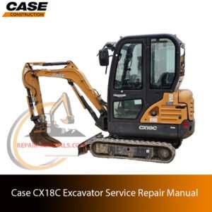 Service Repair Manual for Case CX18C Excavator,, comprehensive technical guide for maintenance, troubleshooting, and repair procedures