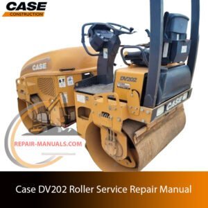Service repair manual for case dv202 roller, showcasing diagrams and guidelines for effective machine maintenance and repairs