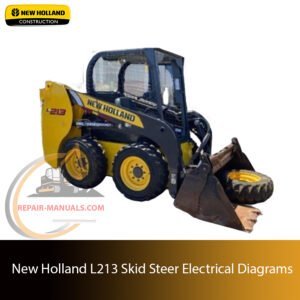Electrical diagrams for New Holland L213 Skid Steer, detailing wiring and component connections for maintenance and repair