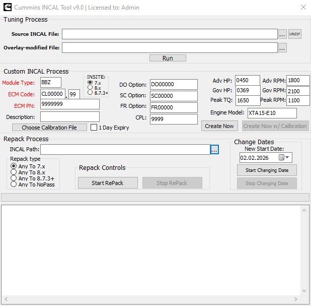 Overview of NEW Cummins Incal Tool v9 software installation, highlighting activation features and setup process