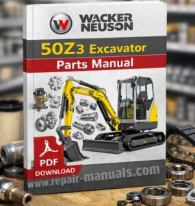 Wacker Neuson 50z3 Excavator Parts Manual