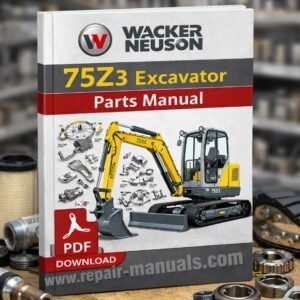 Wacker Neuson 75z3 Excavator Parts Manual
