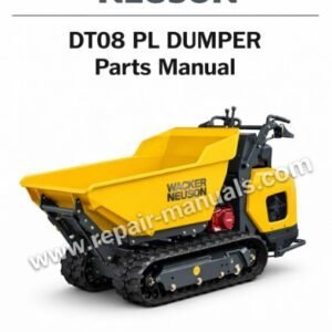 Wacker Neuson DT08 PL Dumper Parts Manual