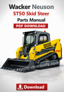 Wacker Neuson ST50 Skid Steer Parts Manual PDF Download