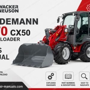 Wacker Neuson Weidemann 1770 CX50 Wheel Loader parts manual, providing essential information on parts and maintenance