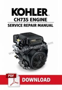 Kohler CH735 Engine Service Repair Manual – PDF Download