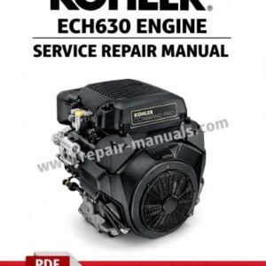 Cover of the Kohler ECH630 Engine Service Repair Manual, showcasing essential repair and maintenance guidelines