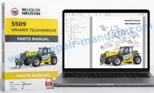 Wacker Neuson 5509 Kramer Telehandler Parts Manual