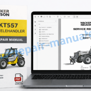 Comprehensive repair manual for Wacker Neuson 5507 and KT557 Kramer Telehandler, including service and maintenance instructions