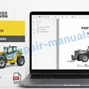 Parts manual for Wacker Neuson 4407 Telehandler, displaying diagrams and part names for maintenance and repair