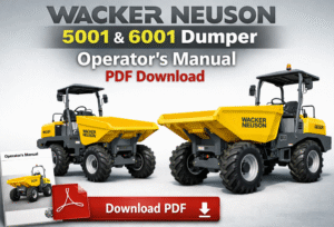 Wacker Neuson 5001 & 6001 Dumper Operator’s Manual – PDF Download