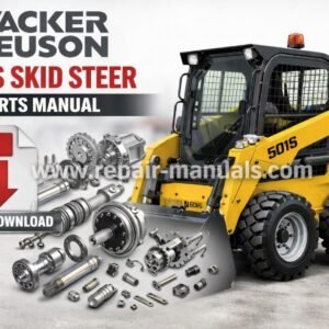 Wacker Neuson 501S Skid Steer Parts Manual cover featuring detailed diagrams and part specifications