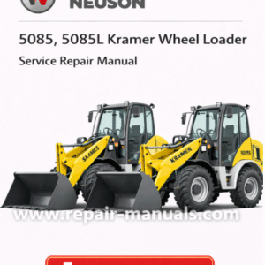 Wacker Neuson 5085 and 5085L Kramer Wheel Loader Service Repair Manual cover for maintenance and repair guidance