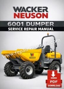 Wacker Neuson 6001 Dumper Service Repair Manual – PDF Download