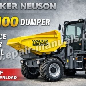 Wacker Neuson DV100 Dumper Service Repair Manual, highlighting essential repair guidelines and technical specifications