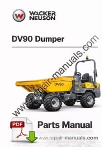 Wacker Neuson DV90 Dumper Parts Manual