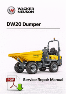 Wacker Neuson DW20 Dumper Service Repair Manual – PDF Download