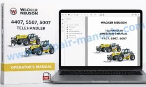 Wacker Neuson 4407, 5507, 5007 Telehandler Operator's Manual