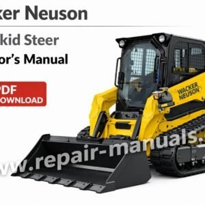 Wacker Neuson ST31 SkidSteer Operator's Manual, highlighting the model and important operational information for users