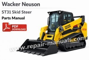 Wacker Neuson ST31 SkidSteer Parts Manual