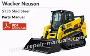 Wacker Neuson ST35 Skid Steer Parts Manual