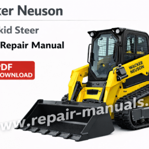 Wacker Neuson ST35 SkidSteer Service Repair Manual, displaying the model name and essential service details