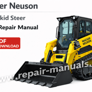 Wacker Neuson SW28 SkidSteer Service Repair Manual showcasing technical illustrations and essential repair details
