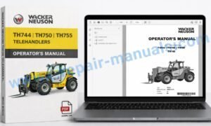 Wacker Neuson TH744, TH750, TH755 Telehandler Operator's Manual