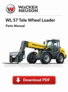 Wacker Neuson WL57 Tele Wheel Loader Parts Manual