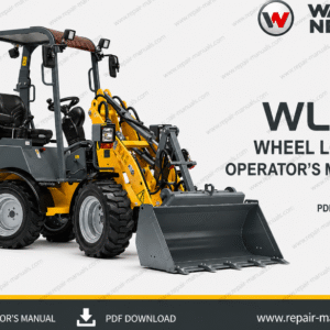 Cover of Wacker Neuson WL20 Wheel Loader Operator's Manual, illustrating the loader and essential safety information