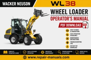 Wacker Neuson WL38 Wheel Loader Operator's Manual