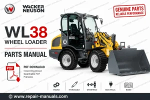 Wacker Neuson WL38 Wheel Loader Parts Manual