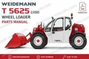 Weidemann T 5625 CX80 Wheel Loader Parts Manual