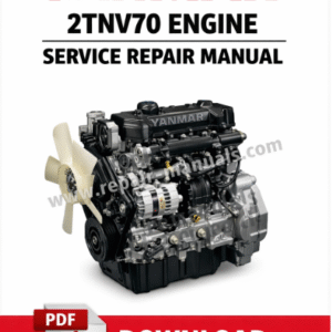 Yanmar 2TNV70 Engine Service Repair Manual, displaying essential repair information and technical drawings for engine maintenance